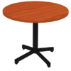 Mesa para restaurante de 80 cm redonda o cuadrada, con en base en tacón - Imagen 4