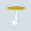 Mesa para restaurante de 100cm, con base en fundición pirámide - Imagen 4