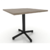 Mesa para restaurante de 80 cm redonda o cuadrada, con en base en tacón - Imagen 2