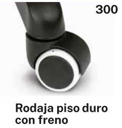 Rodaja piso duro con freno