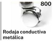 Rodaja Conductiva Metálica