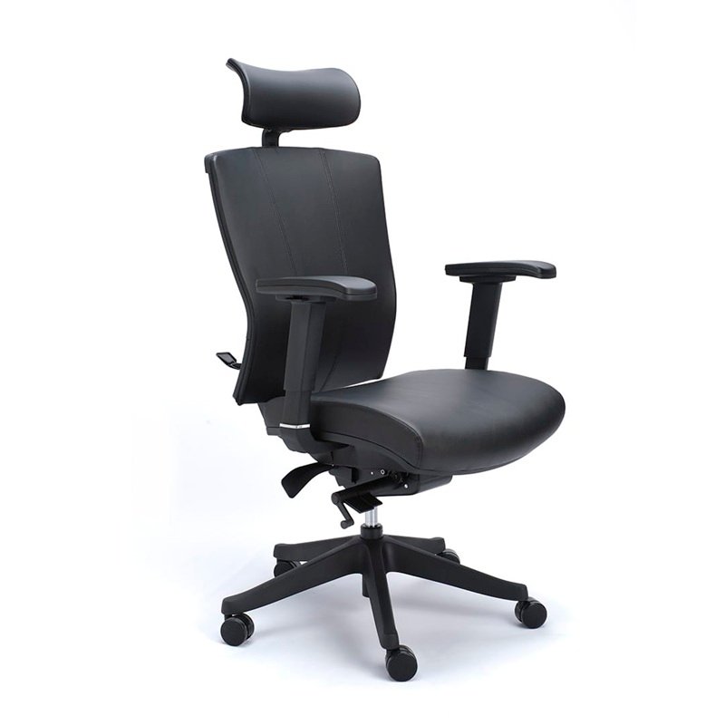 Sillón Ejecutivo H1 Vinipiel Negro - Imagen 3