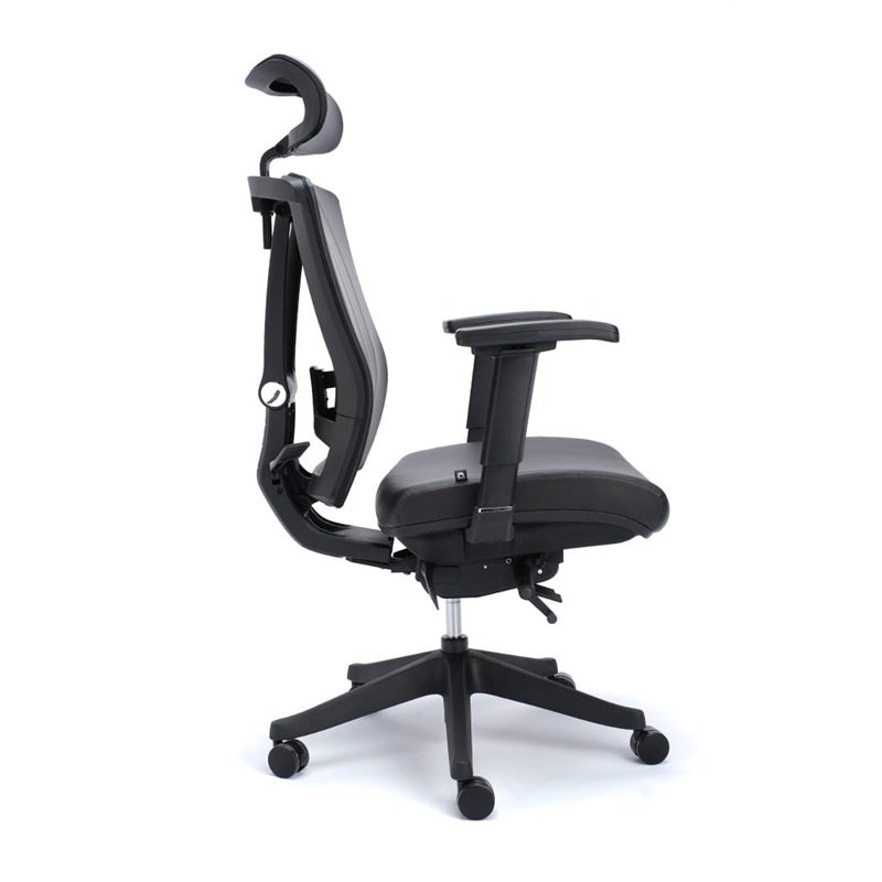 Sillón Ejecutivo H1 Vinipiel Negro - Imagen 2