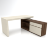 Escritorio  CTL 180 Conjunto secretarial modelo Euro Tambor
