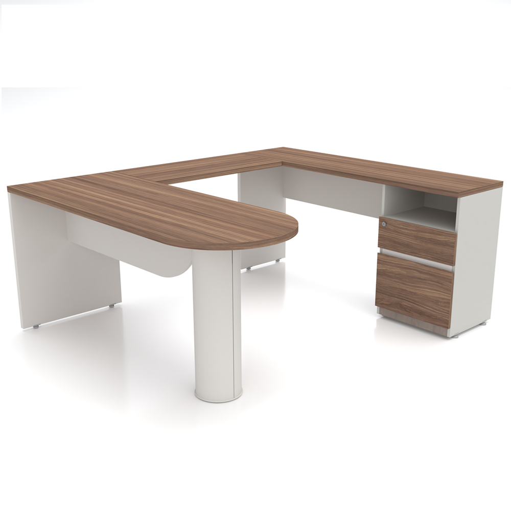 Escritorio PU 28 Conjunto semi-ejecutivo modelo Plus